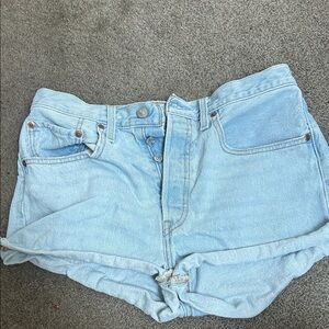 Levi’s 501 Light Blue Denim Women's Shorts